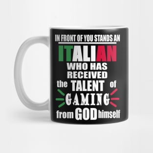 Italian Gaming Gamble Gift Restaurant Mug